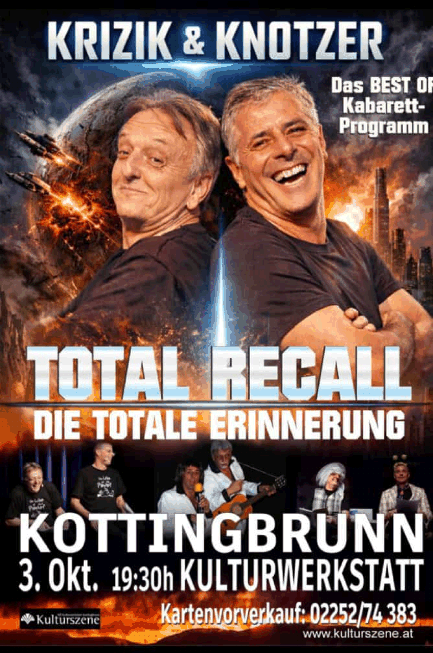 Krizik&Knotzer 3.10.2026 Kottingbrunn Kulturwerkstatt